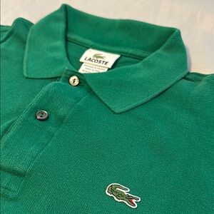 Lacoste Men’s Green Polo Shirt Med